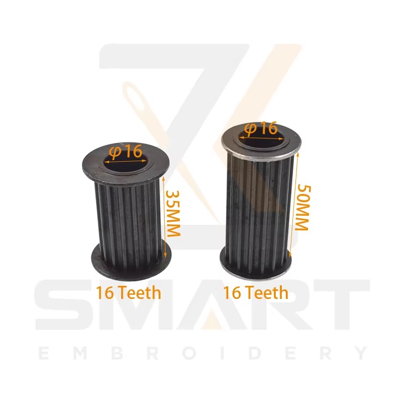 Tajima SWF stroj za vezivanje dijelova Pulley željezo materijal S5M 16 Zubi 35/50 MM 501490030S12 UN110030B000 501470050S11