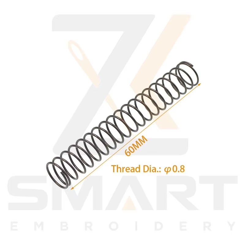 Presser Foot Return Spring Thread Dia. 0,8MM duljina 60MM za Tajima SWF kineski stroj za vezivanje N0502-0.8*55