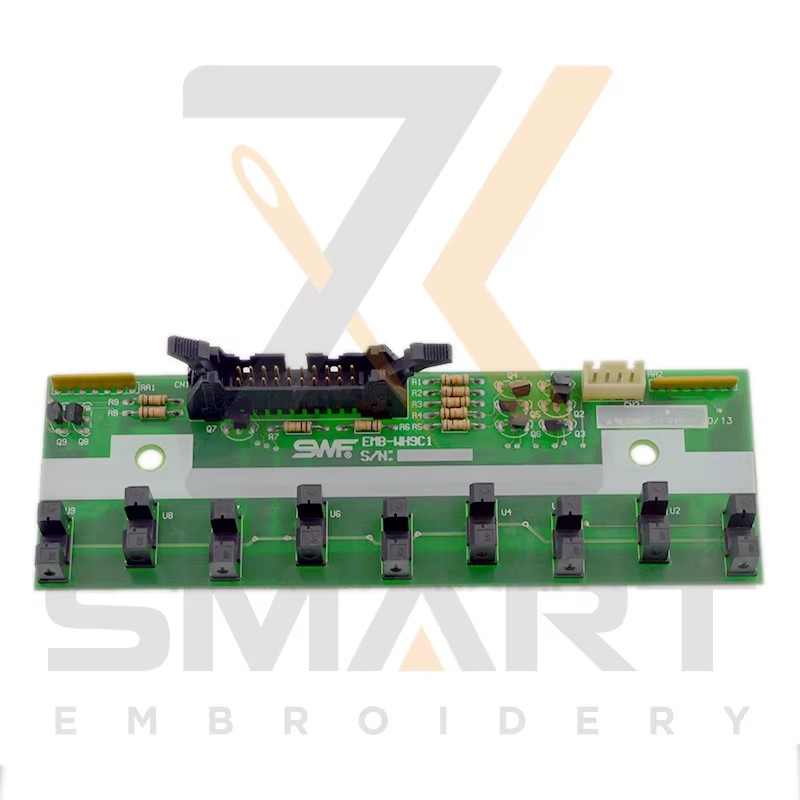 9 upotrijebljenih boja Originalna SWF senzorska kartica EMB-WH9C1 Embroidery Machine dijelovi ESWF-EMB-WH9C1-U